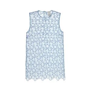 Cecilie Bahnsen Women Light Blue Organza Cerise Top